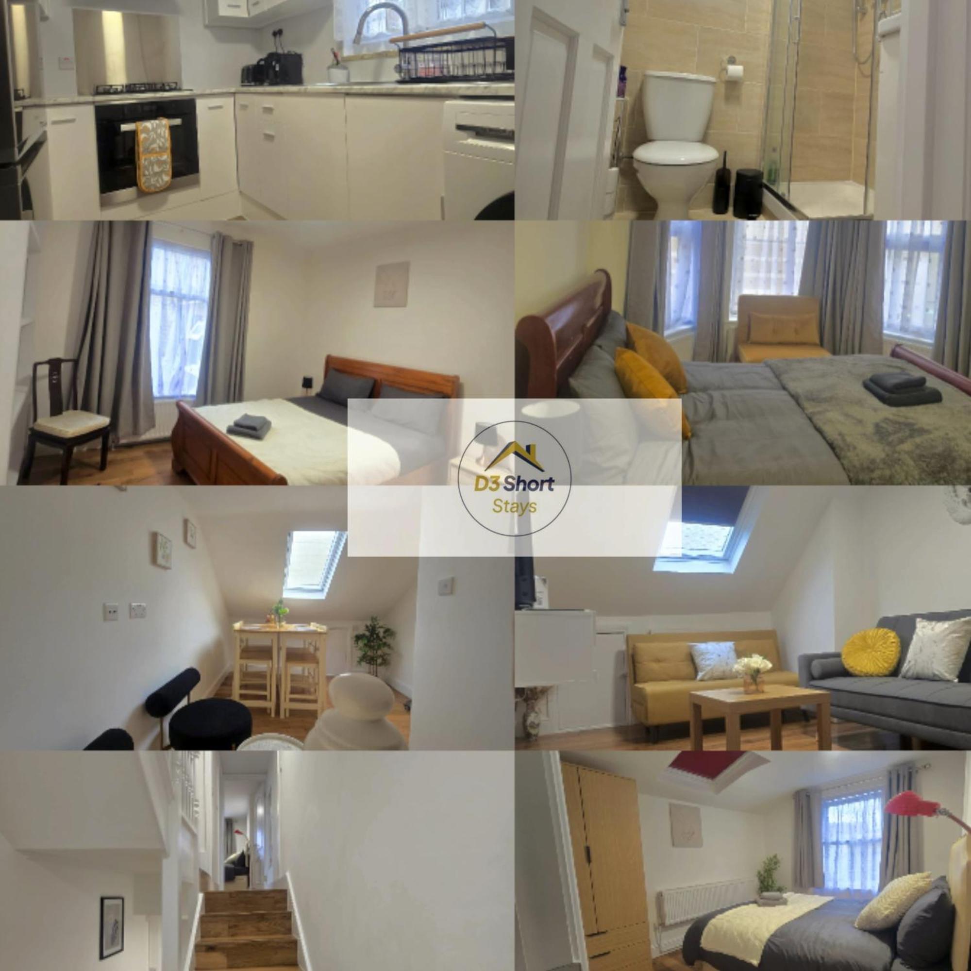 Apartment Cozy & Elegant 4br 2mins To Metro 20mins To Wifi And Parking Free London